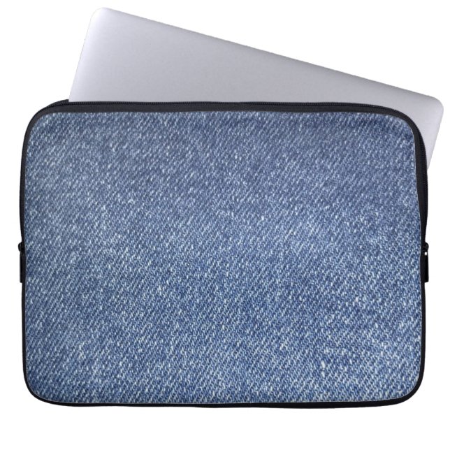 Blauw jeans tablet case  (Voorkant)