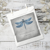 Blauw Jeweled Dragonfly Bruiloft Bedankzakje