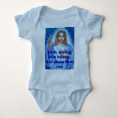 Blauw Jezus afbeelding, de kleintjes behoren tot H Romper (Voorkant)