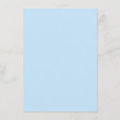 Blauw Jongens Doop Menu (Achterkant)