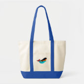 blauw jumbotas tote bag (Voorkant)