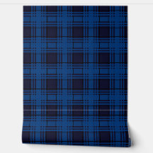 Blauw juweel tartan ruit