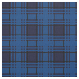Blauw Juweel Tartan Stof
