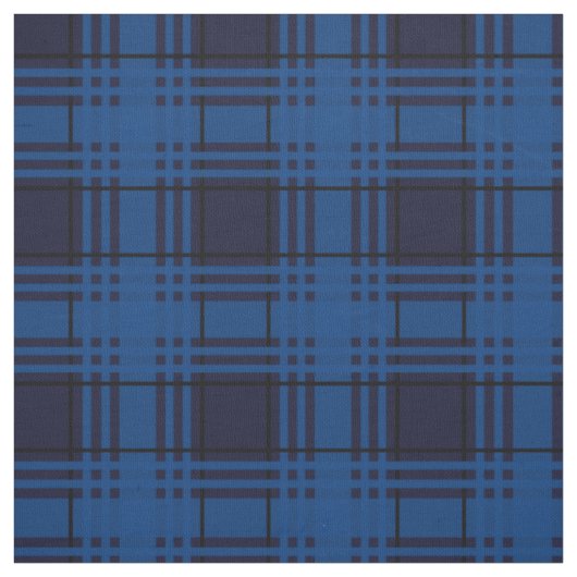 Blauw Juweel Tartan Stof (Swatch)