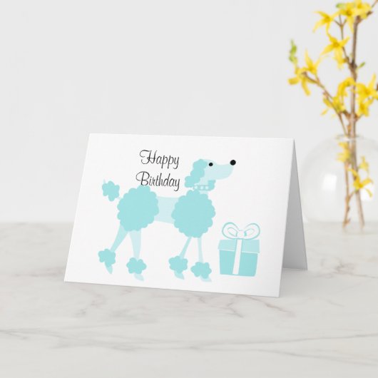 Blauw Kaart (Gele Bloem)