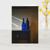 Blauw, kaart (Gele Bloem)