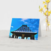 Blauw, kaart (Gele Bloem)