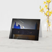 Blauw, kaart (Gele Bloem)