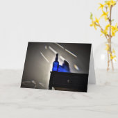 Blauw, kaart (Gele Bloem)