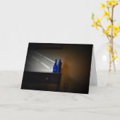 Blauw, kaart (Gele Bloem)