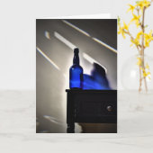 Blauw, kaart (Gele Bloem)