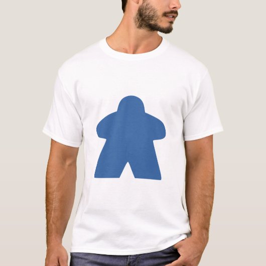Blauw kaartspel t-shirt (Voorkant)