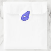 Blauw Kageko Fantasie Wezen Sticker (Tas)
