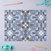 blauw kaleidoscooppapier tissuepapier (Craft)