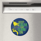 Blauw kalm houden en klimmen op rotsklimmende magn magneet (Insitu (Vaatwasser))