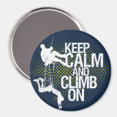 Blauw kalm houden en klimmen op rotsklimmende magn magneet (Voorkant / Achterkant)