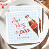 Blauw Kant-en-Klaar om te knallen Frisdrank Cola B Servet