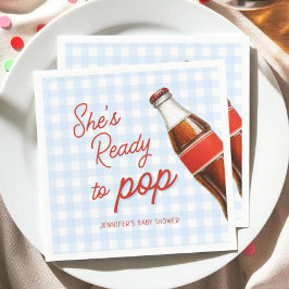 Blauw Kant-en-Klaar om te knallen Frisdrank Cola B Servet