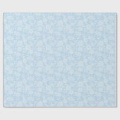 Blauw kant inpakpapier (Vlak)