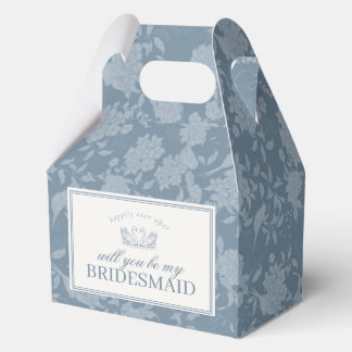 Blauw Kanten Kleedje Bloemstuk Bruidsmeisje Voorst Bedankdoosjes