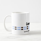 Blauw Kantoorontwerp met Link Koffiemok (Links)