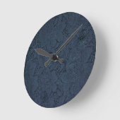 Blauw Kantwerk uit de Vintage Collectie Ronde Klok (Hoek)