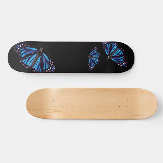 Blauw karton persoonlijk skateboard (Horizontaal)