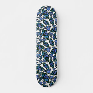 Blauw karton persoonlijk skateboard