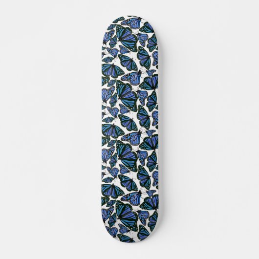 Blauw karton persoonlijk skateboard (Voorkant)