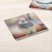 Blauw Kartonnen Onderzetters (Schuin)