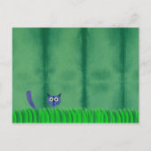 BLAUW KAT Briefkaart (Voorkant)
