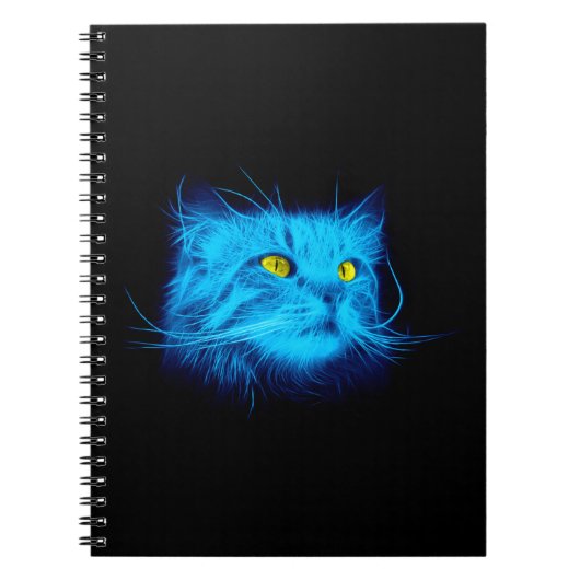 Blauw katje notitieboek (Voorkant)