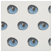 Blauw katje oog patroon stof (Swatch)