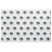 Blauw katje oog patroon stof (Fat Quarter)