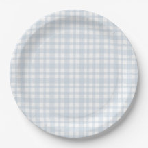 Blauw katoen baby jongen baby shower Gingham