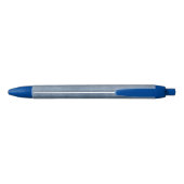 Blauw katoencanvas blauwe inkt pen (Achterkant)