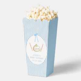 Blauw Kawaii Jongen Aziatische Dumpling Baby Showe Bedankdoosjes