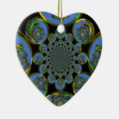  blauw keramisch ornament (Rechts)