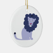 Blauw Keramisch Ornament (Rechts)