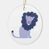 Blauw Keramisch Ornament (Links)