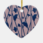 blauw keramisch ornament (Voorkant)