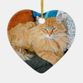 blauw keramisch ornament (Voorkant)