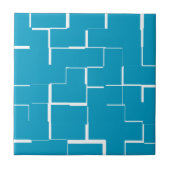 Blauw keramisch tegel, klein (4,25 x 4,25 inch) tegeltje (Voorkant)