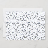 Blauw | Kerst Bakken Geesten Bright Foto Feestdagenkaart (Achterkant)