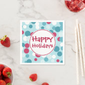 Blauw Kerst Napkins Servet (Insitu)