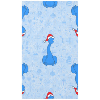 blauw kerst sint Loch ness Monster Tafelkleed