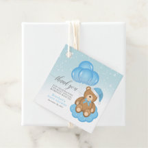 Blauw kerstBaby Slapy Beer Dank u