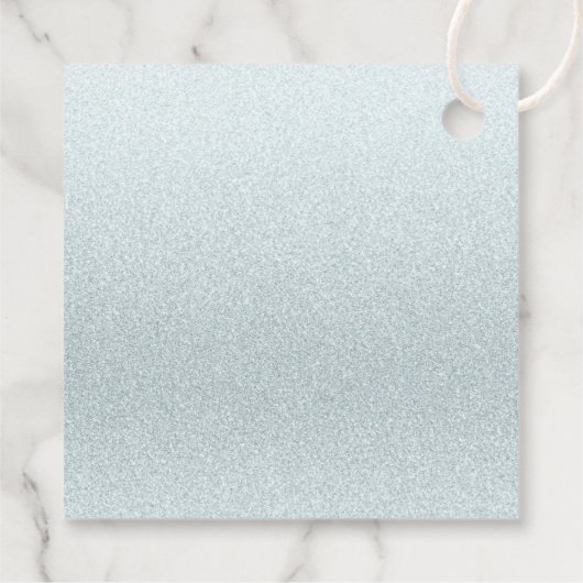 Blauw kerstBaby Slapy Beer Dank u Bedankjes Labels (Achterkant)