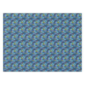 blauw kerstboombos tafelkleed (Voorkant (Horizontaal))