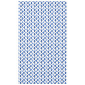 Blauw kerstboomornamentpatroon tafelkleed (Voorkant)